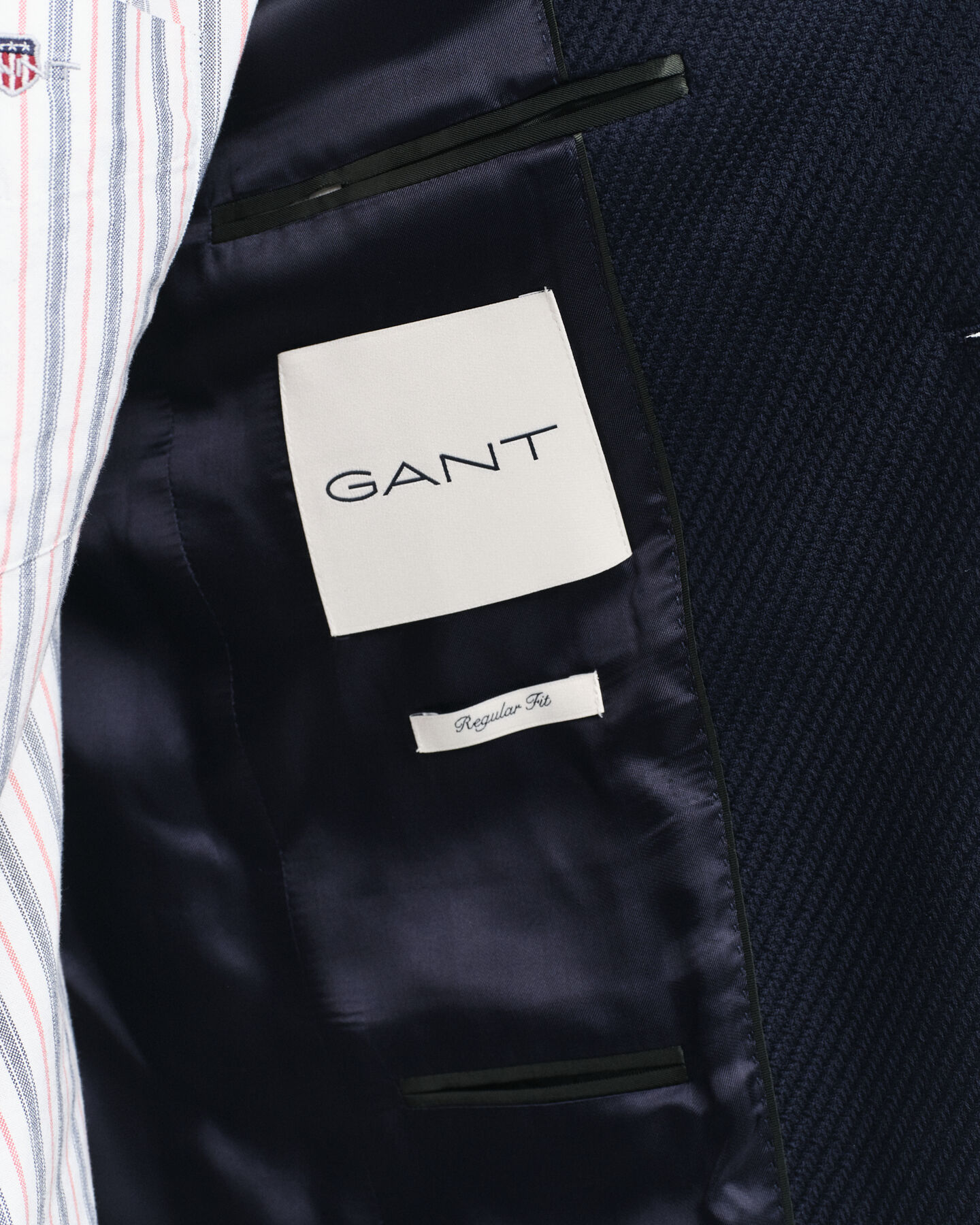 Slim Fit Club Sakko aus Baumwolle und Wolle