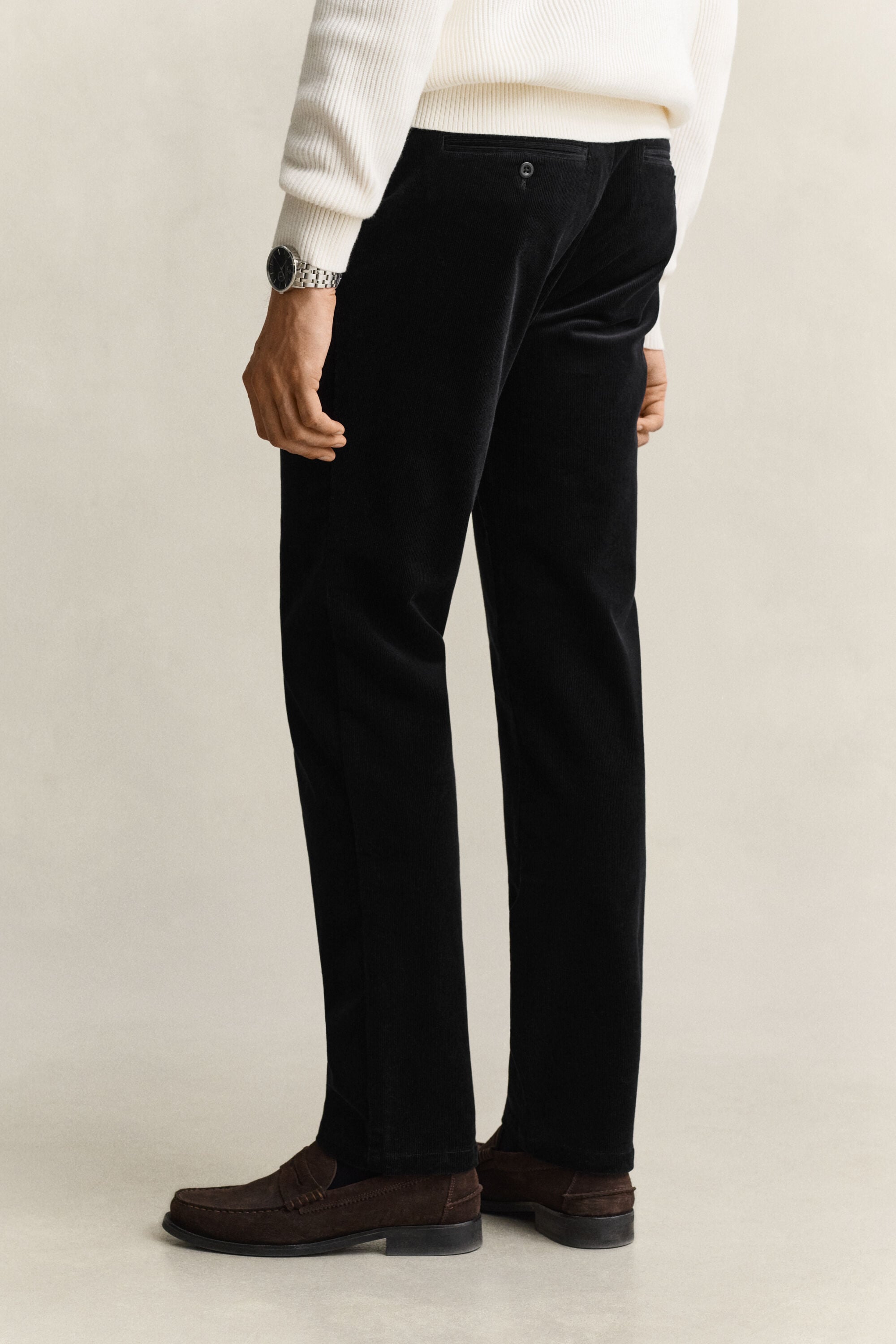 Regular Fit Cord Chinohose
