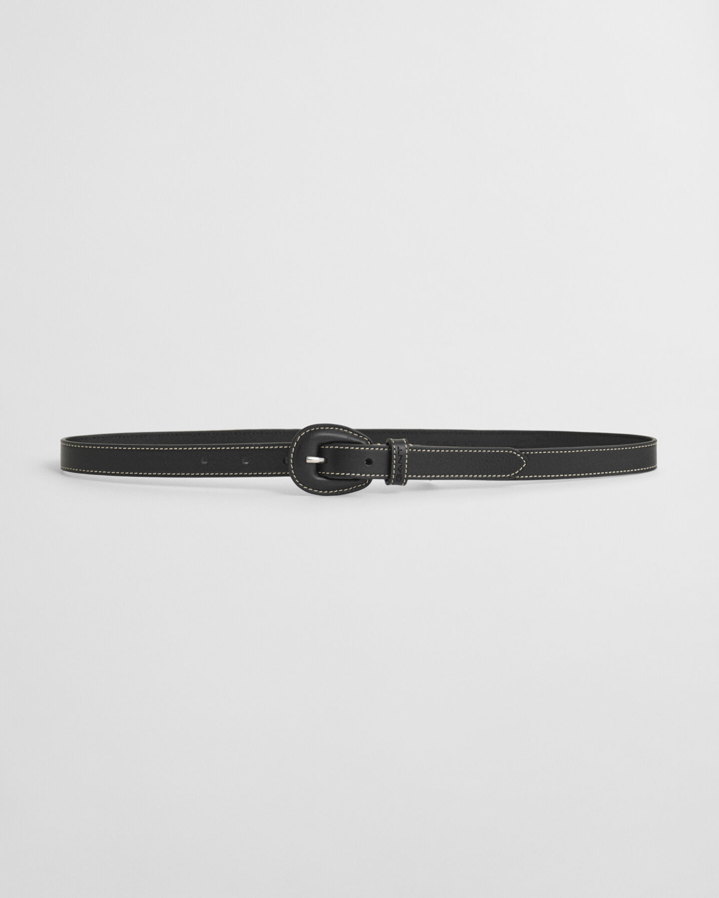 Gürtel mit lederbezogener Schnalle