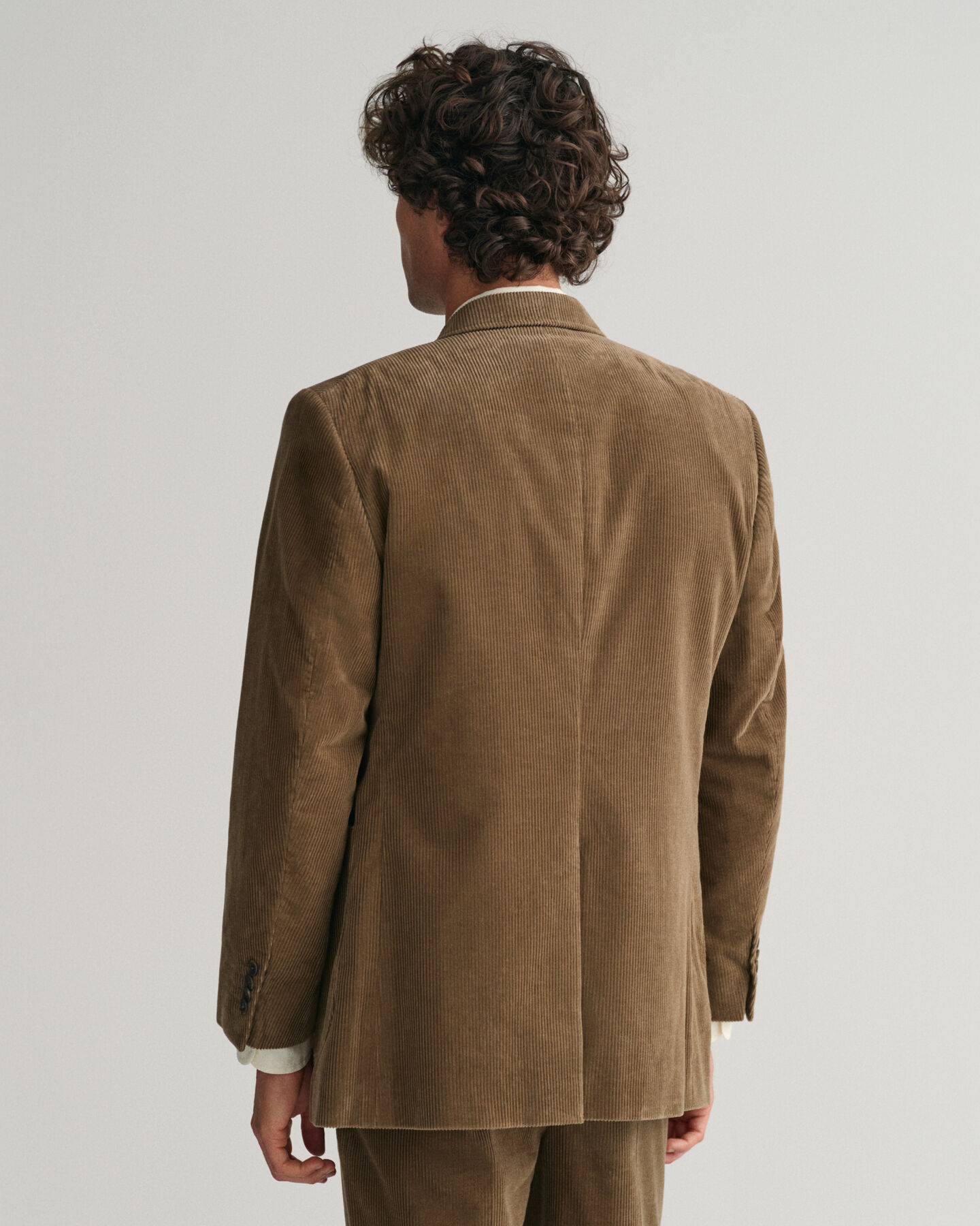 Zweireihiges Cord Anzugsakko