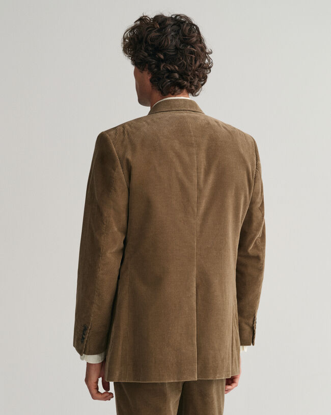 Zweireihiges Cord Anzugsakko