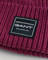 Gerippte Beanie aus Baumwolle