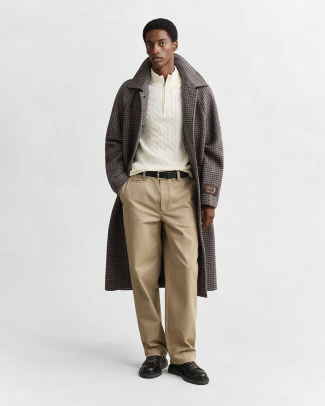 Zopfstrick Troyer aus Baumwolle