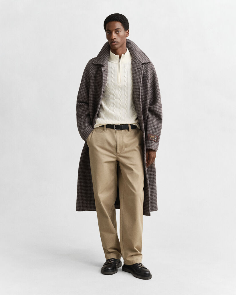 Zopfstrick Troyer aus Baumwolle