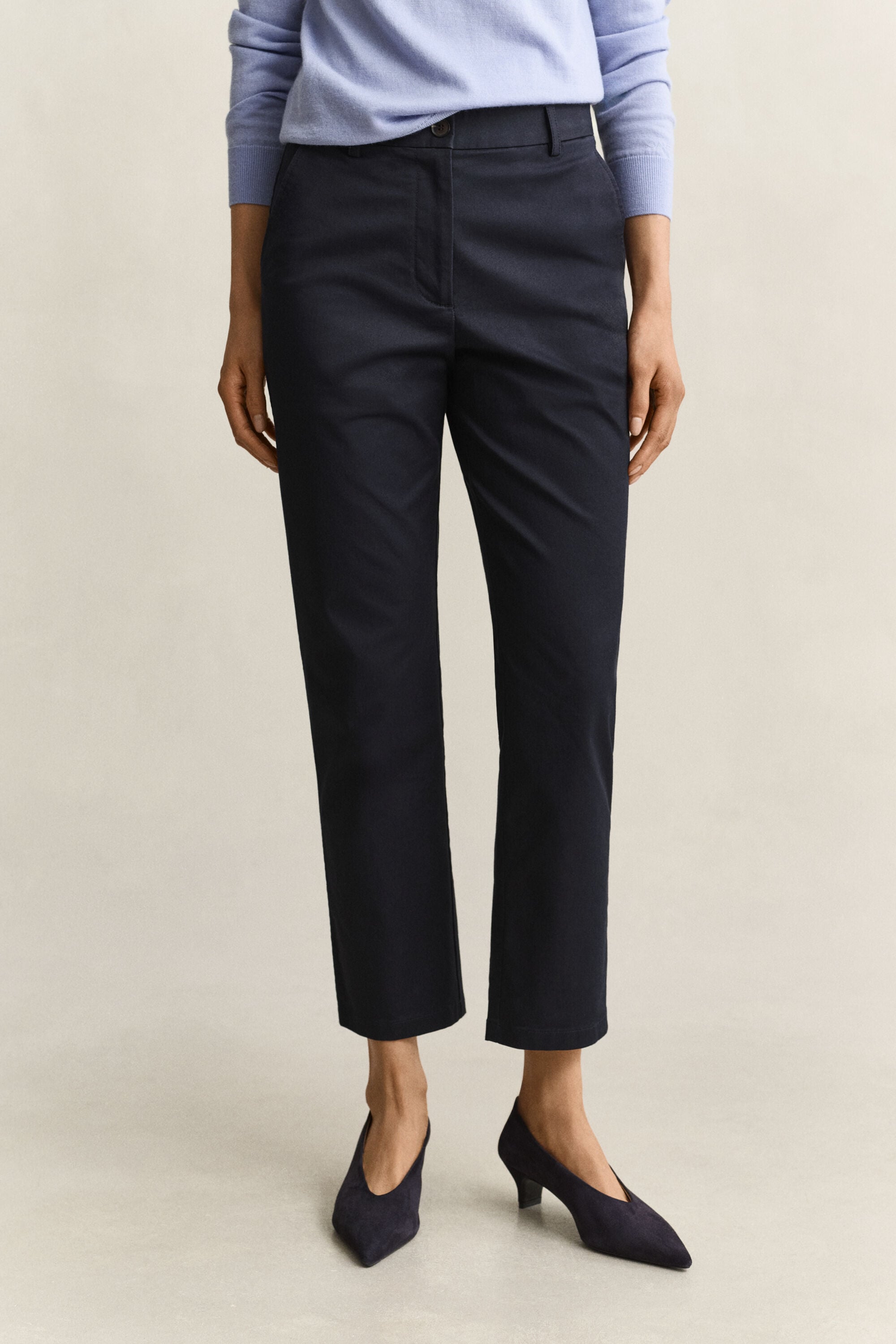 Classic Slim Fit Chinohose