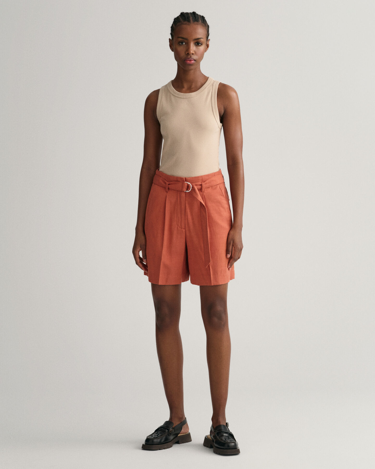 Relaxed Fit Shorts mit G&uuml;rtel