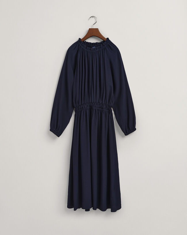 Kleid mit U-Boot-Ausschnitt