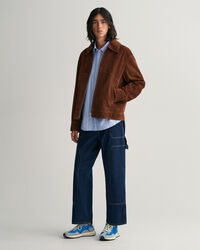 Jacke aus Veloursleder