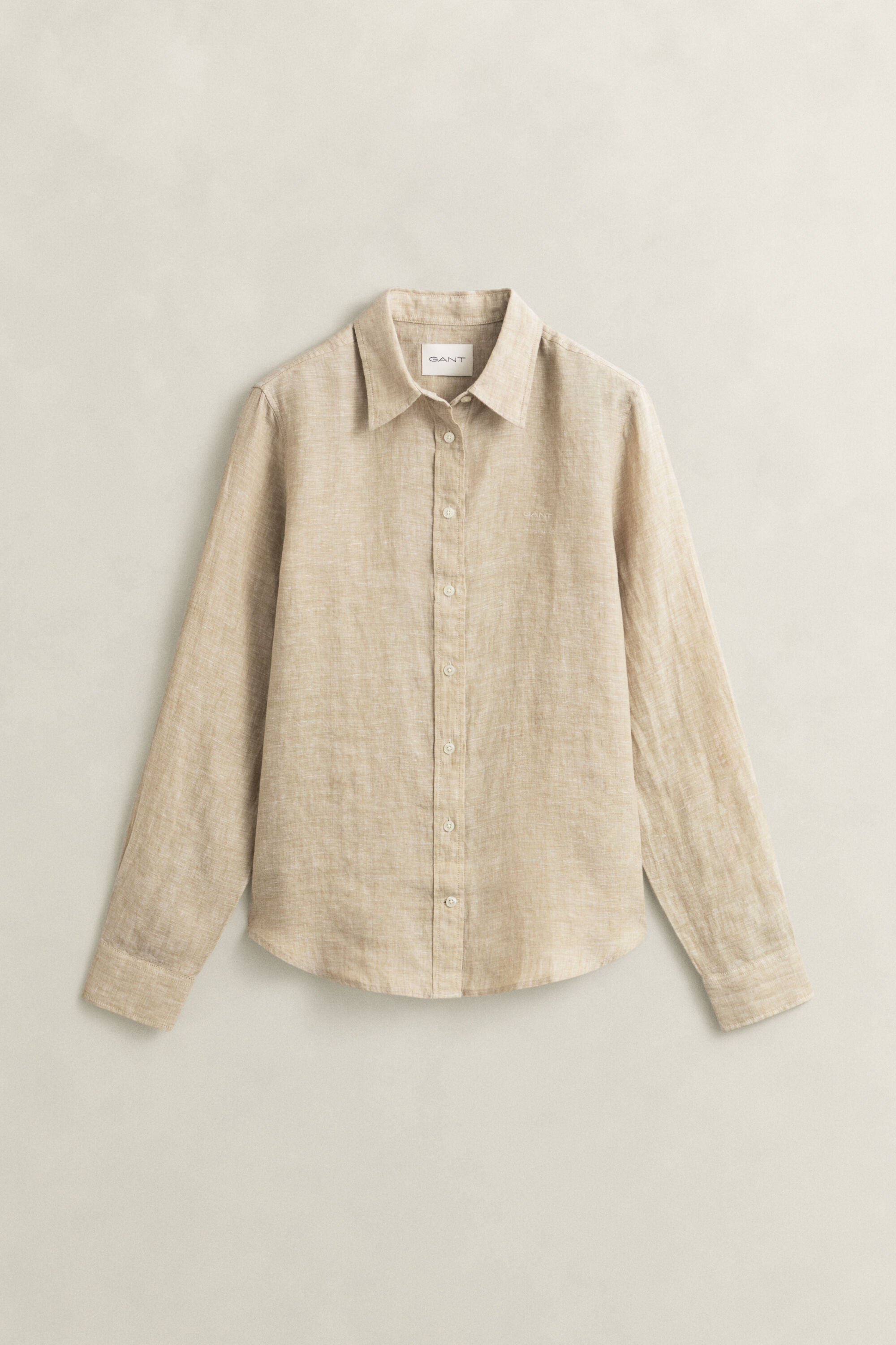 Regular Fit Leinen Bluse