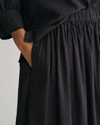 Seersucker Pull-On Rock mit Streifen