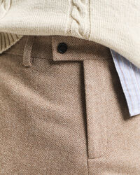 Slim Fit Herringbone Anzughose