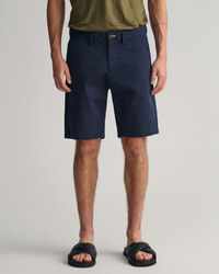 Hallden Slim Fit Twill-Shorts