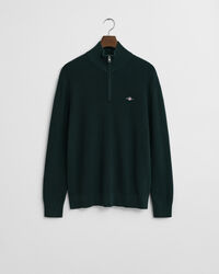 Gerippter Troyer aus Baumwoll-Merinowoll-Gemisch