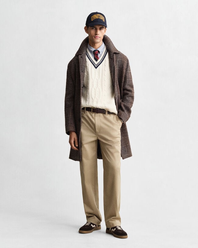 Zopfstrick Pullunder