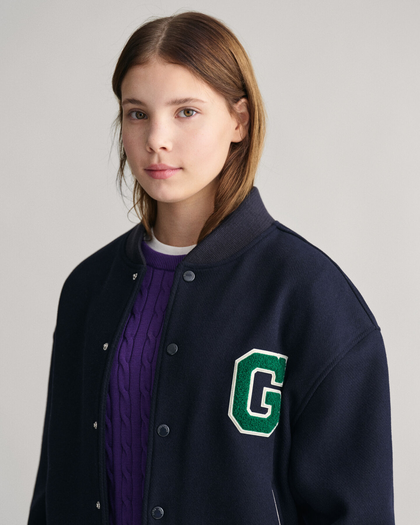 Teens GANT Varsity Jacke aus Wolle