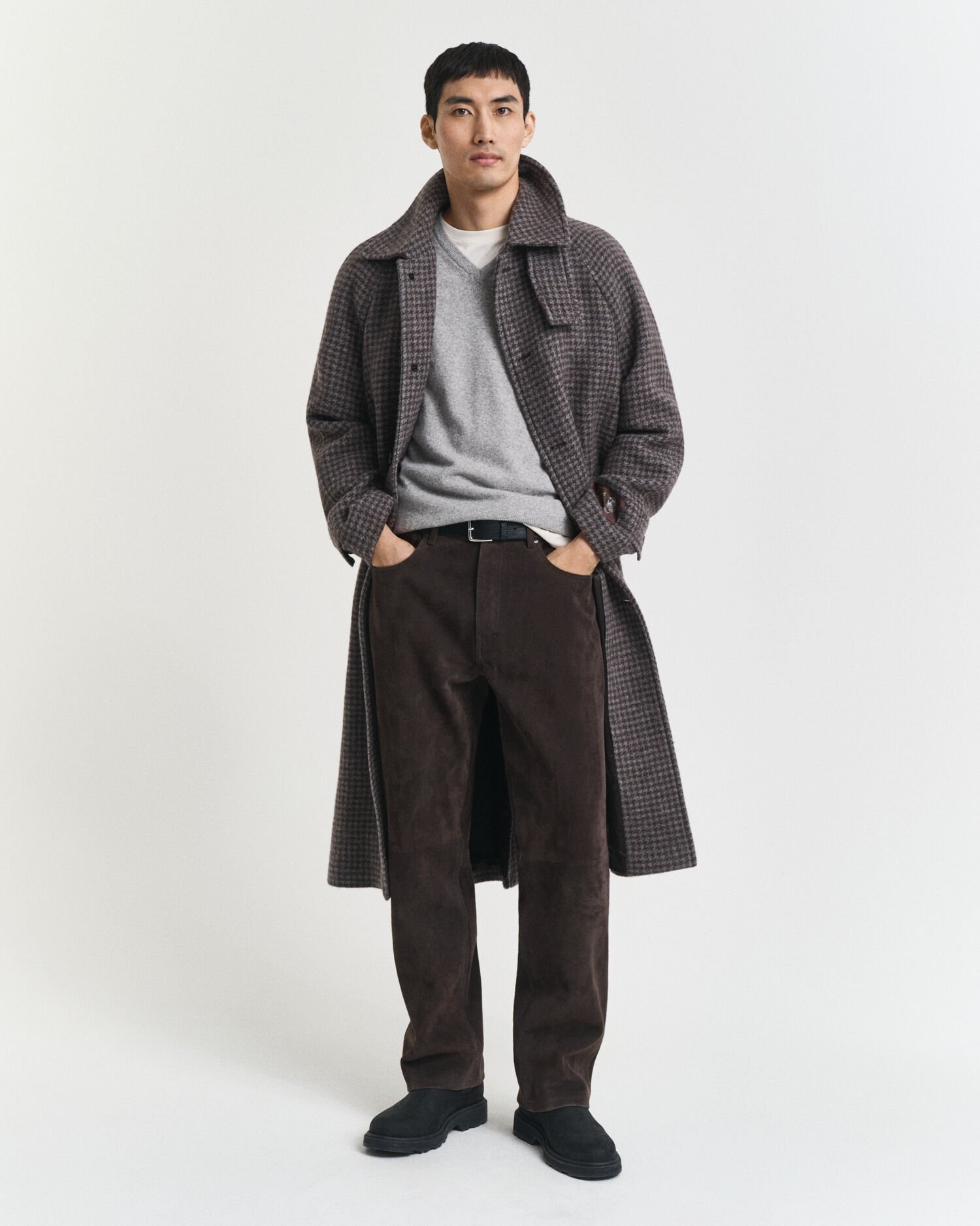 Pull col V en laine d'agneau ultrafine