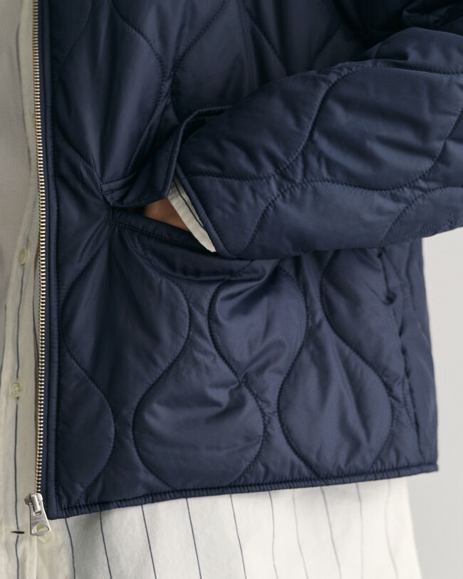 Steppjacke mit Kragen