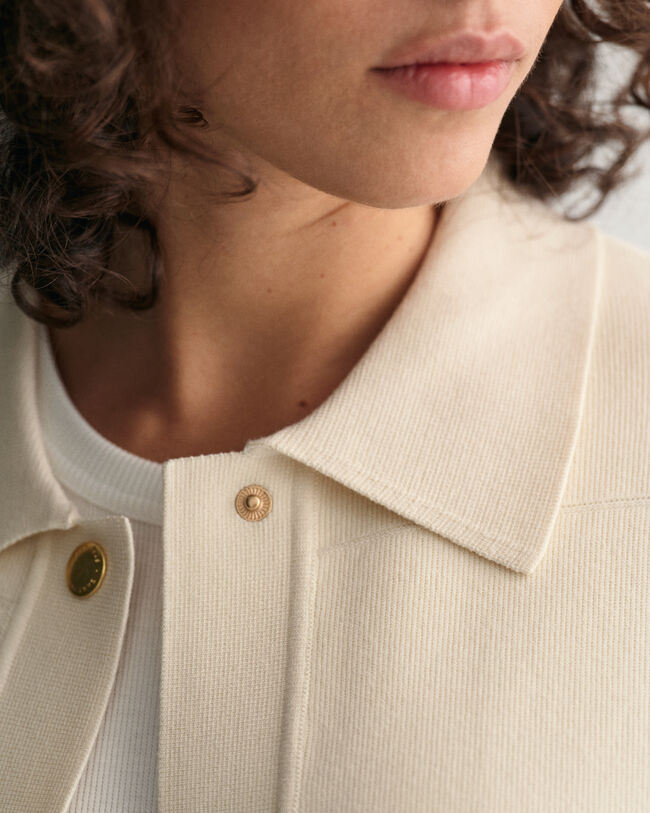 Color Blocked Strickjacke