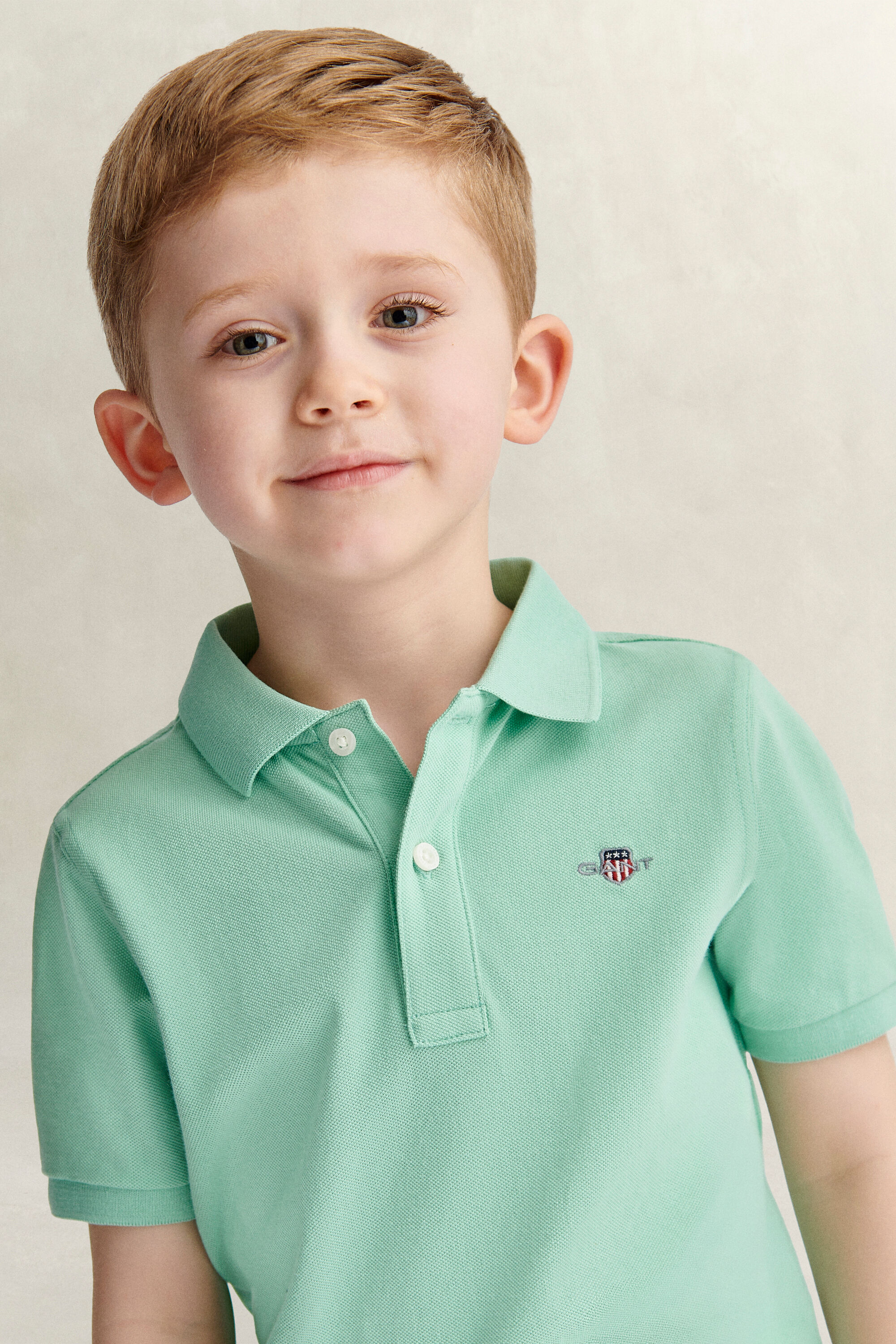 Polo Shield in piqué Kids