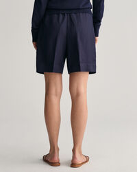 Relaxed Fit Leinenmix Pull-On Shorts