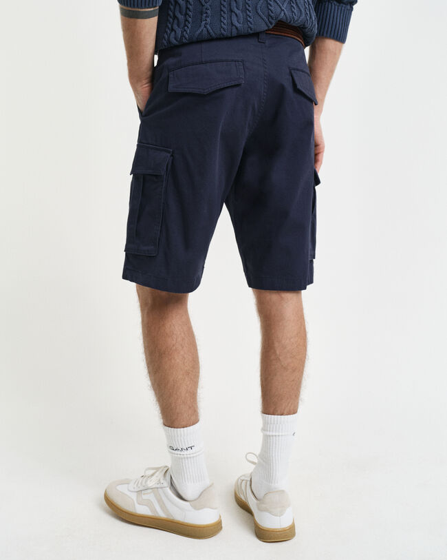 Relaxed Fit Cargoshorts aus Twill