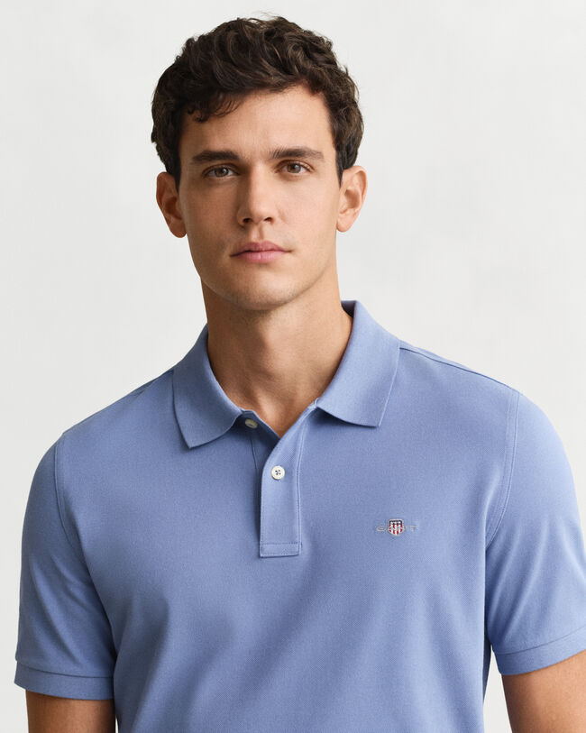 Regular Fit Shield Piqué Poloshirt