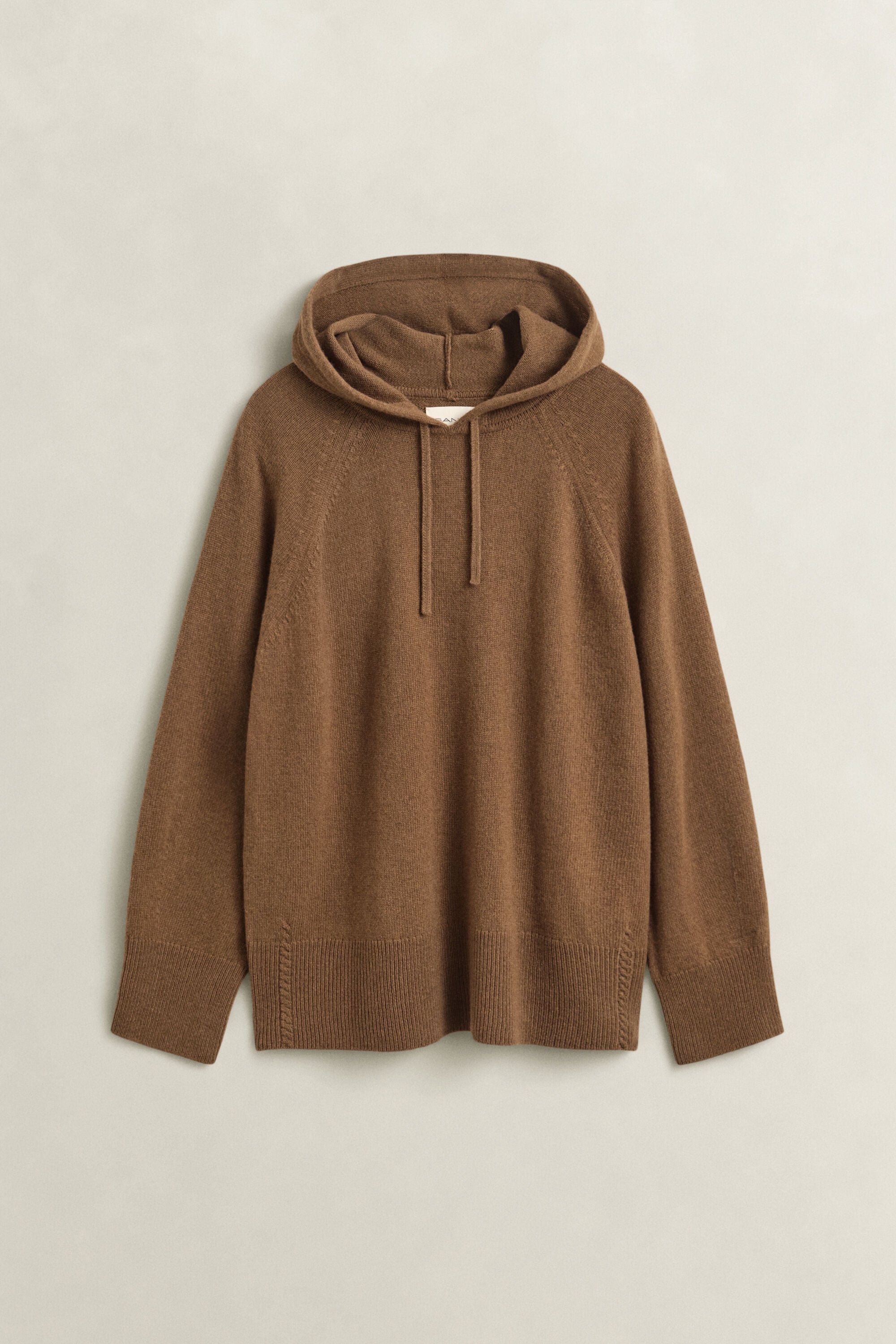 Felpa con cappuccio in lana e cashmere