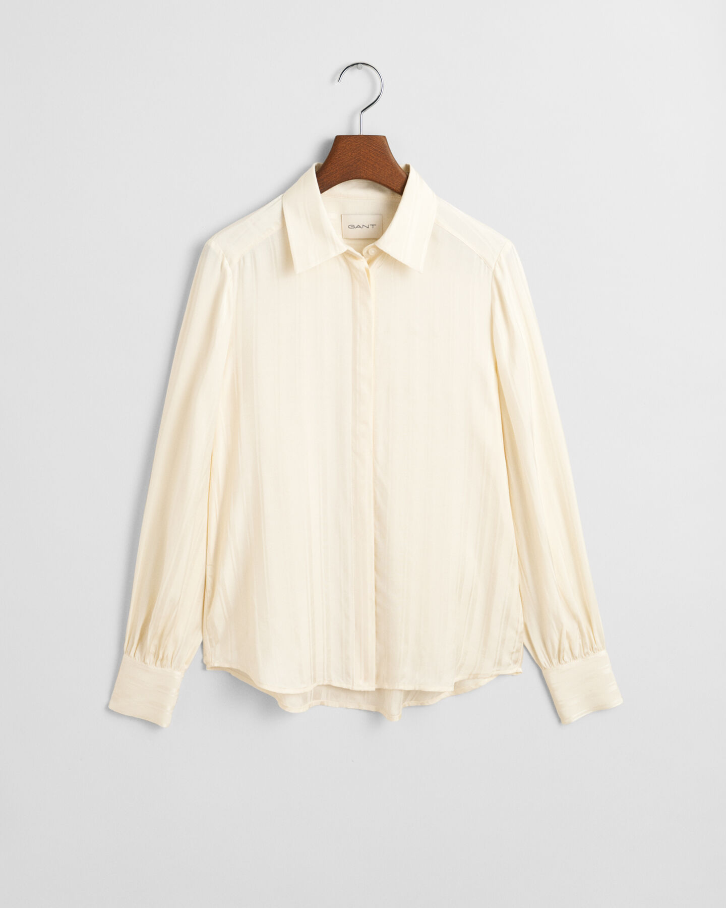 Regular Fit Satinbluse mit Streifen