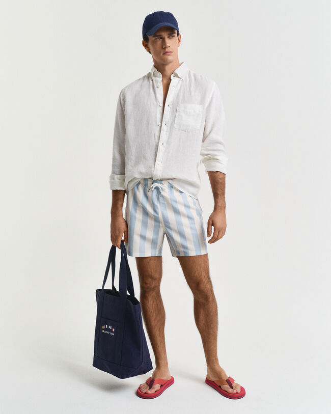 Badeshorts mit Blockstreifen