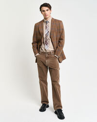 Regular Fit Melange Flanellhemd