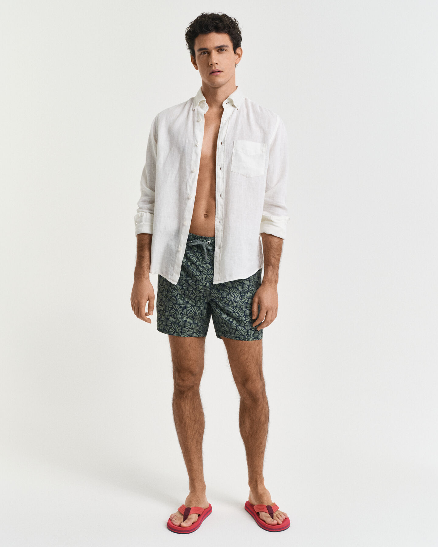 Rope Print Badeshorts