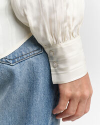 Regular Fit Satinbluse mit Streifen