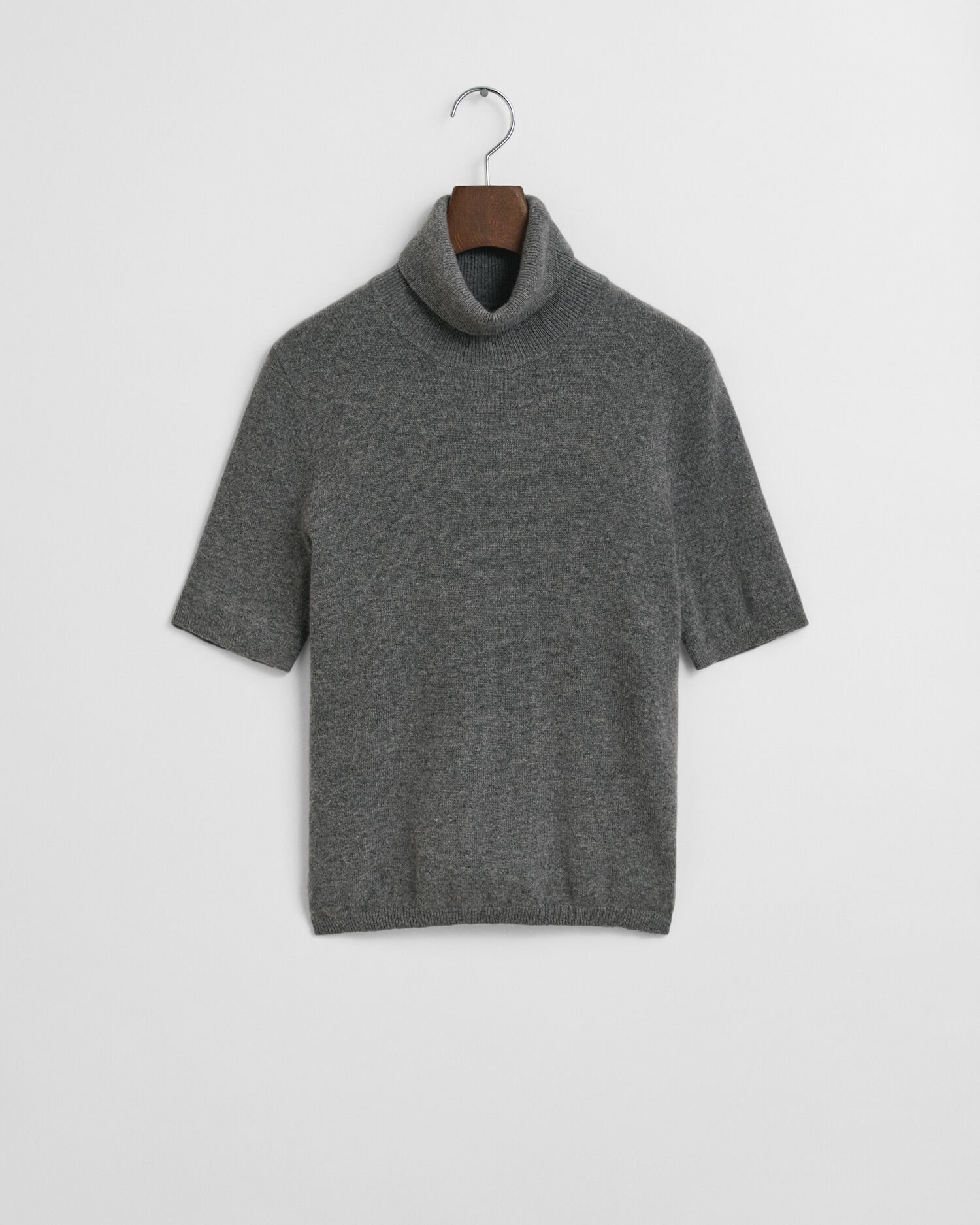 Short Sleeved Cashmere Turtleneck Sweater