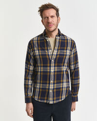 Regular Fit Windblown Flannel Karohemd