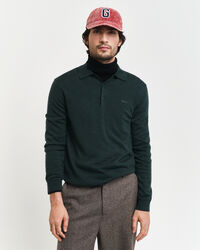 Polopullover aus extrafeiner Merinowolle