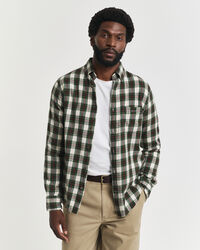 Regular Fit Windblown Flannel Hemd mit Karomuster