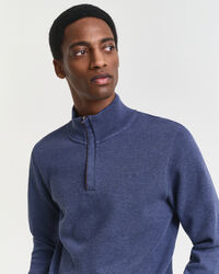 Sacker Rib Sweatshirt mit Reißverschlusskragen