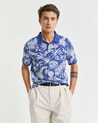 Tropical Print Poloshirt
