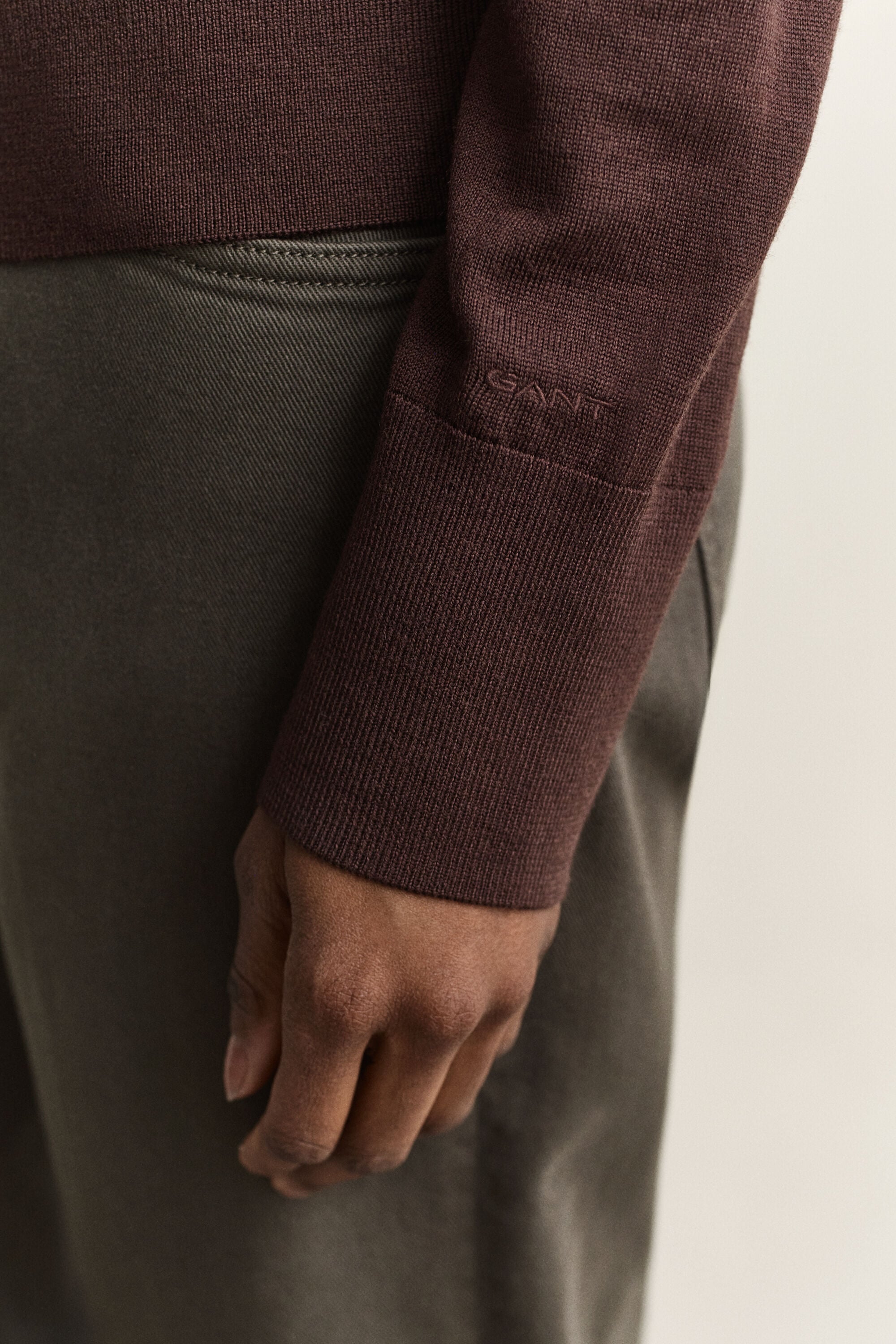 Strickjacke aus extrafeiner Merinowolle