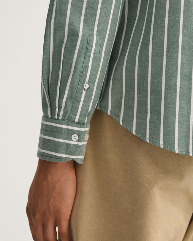 Regular Fit Oxford-Hemd mit breiten Streifen