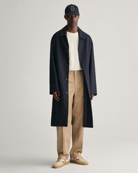 Mantel mit Nadelstreifen