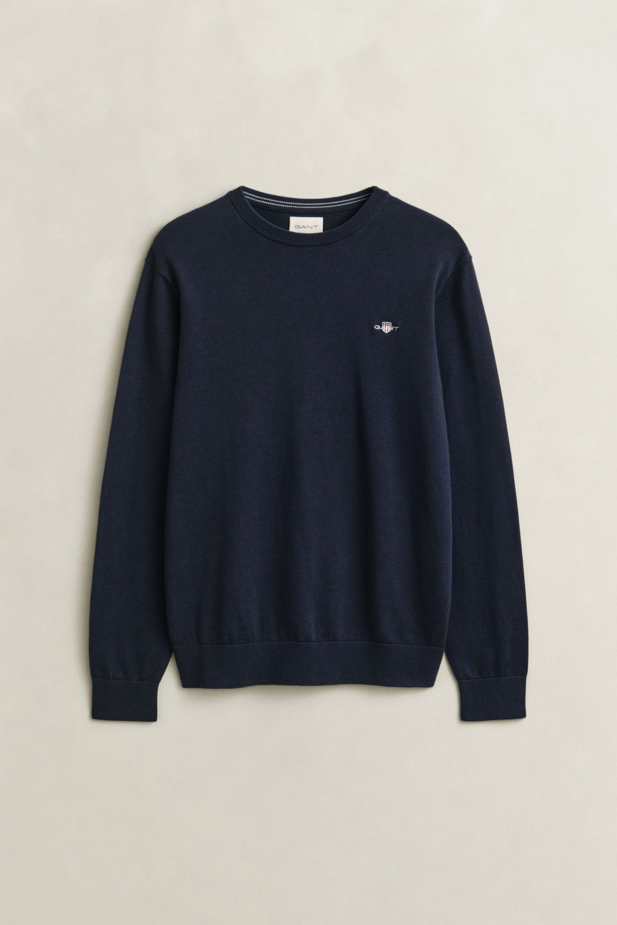 Maglia girocollo in cotone classico