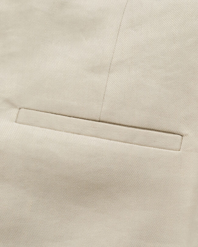 Formelle Hose aus Stretch-Leinen