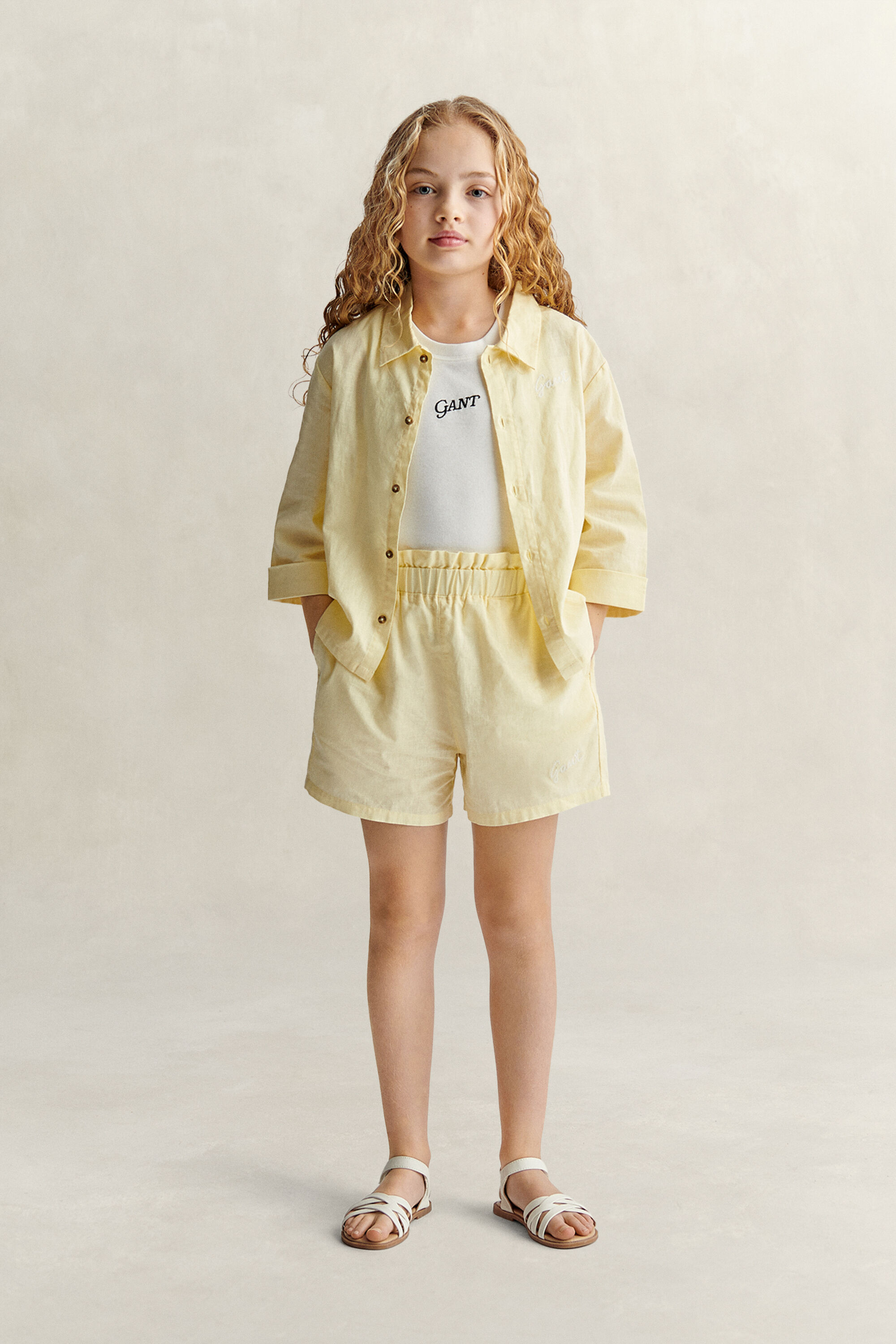 Teens Girls Shorts mit Paperbag-Bund