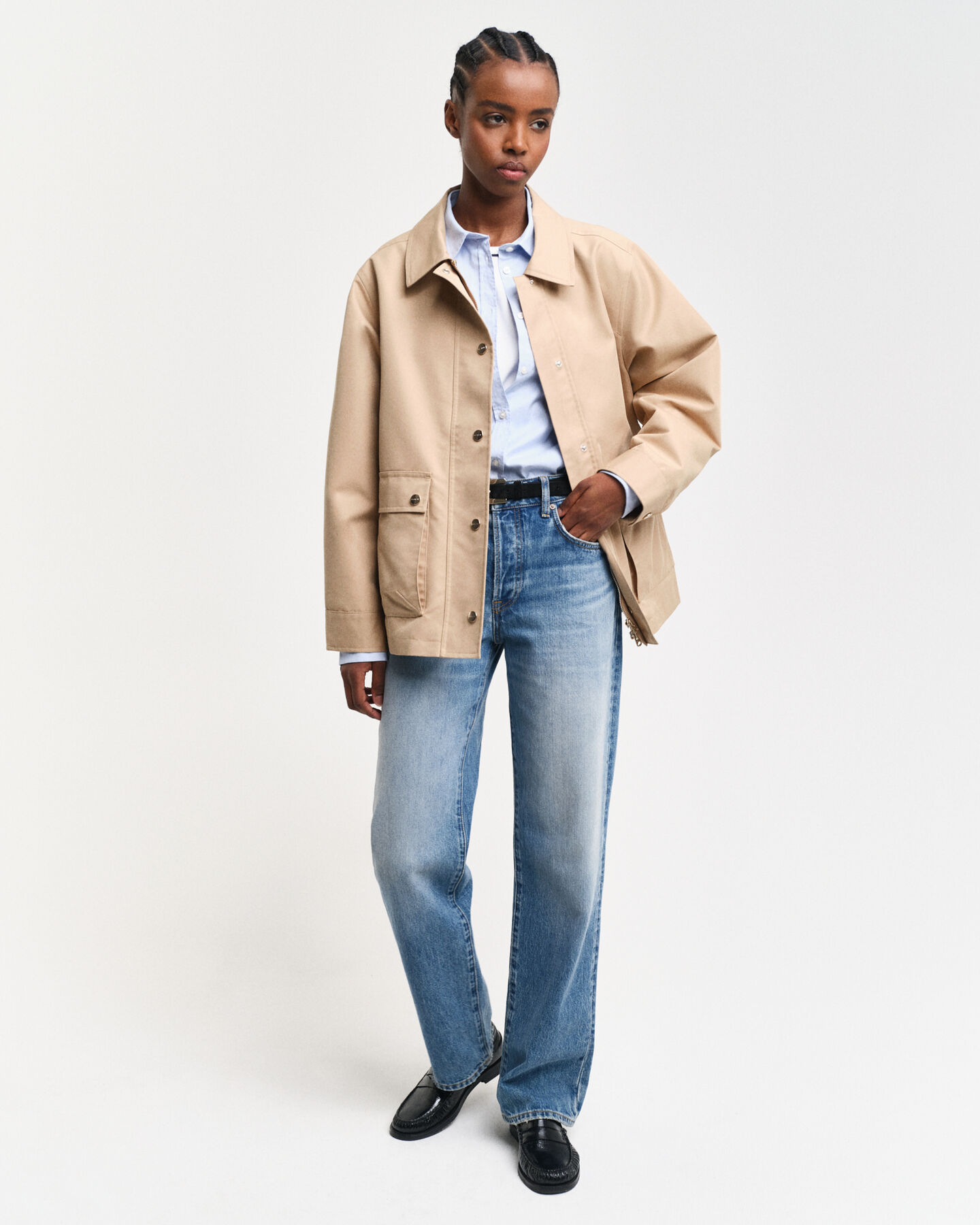 Jacke aus Baumwolltwill