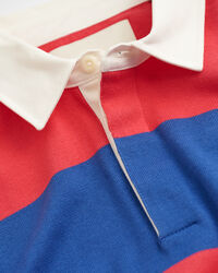 Poloshirt aus Baumwolle mit Streifen