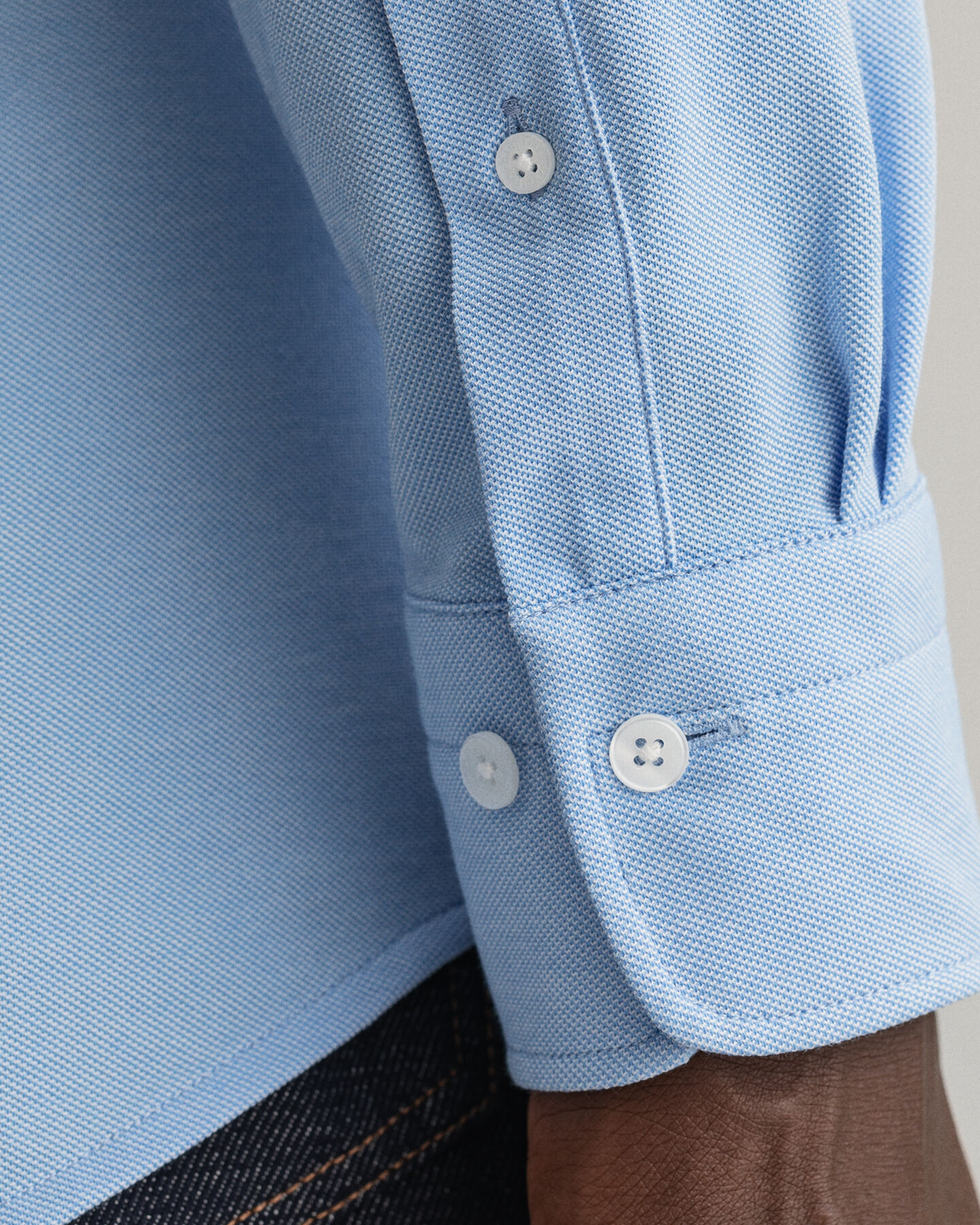 Tech Prep™ Slim Fit Piqué Hemd