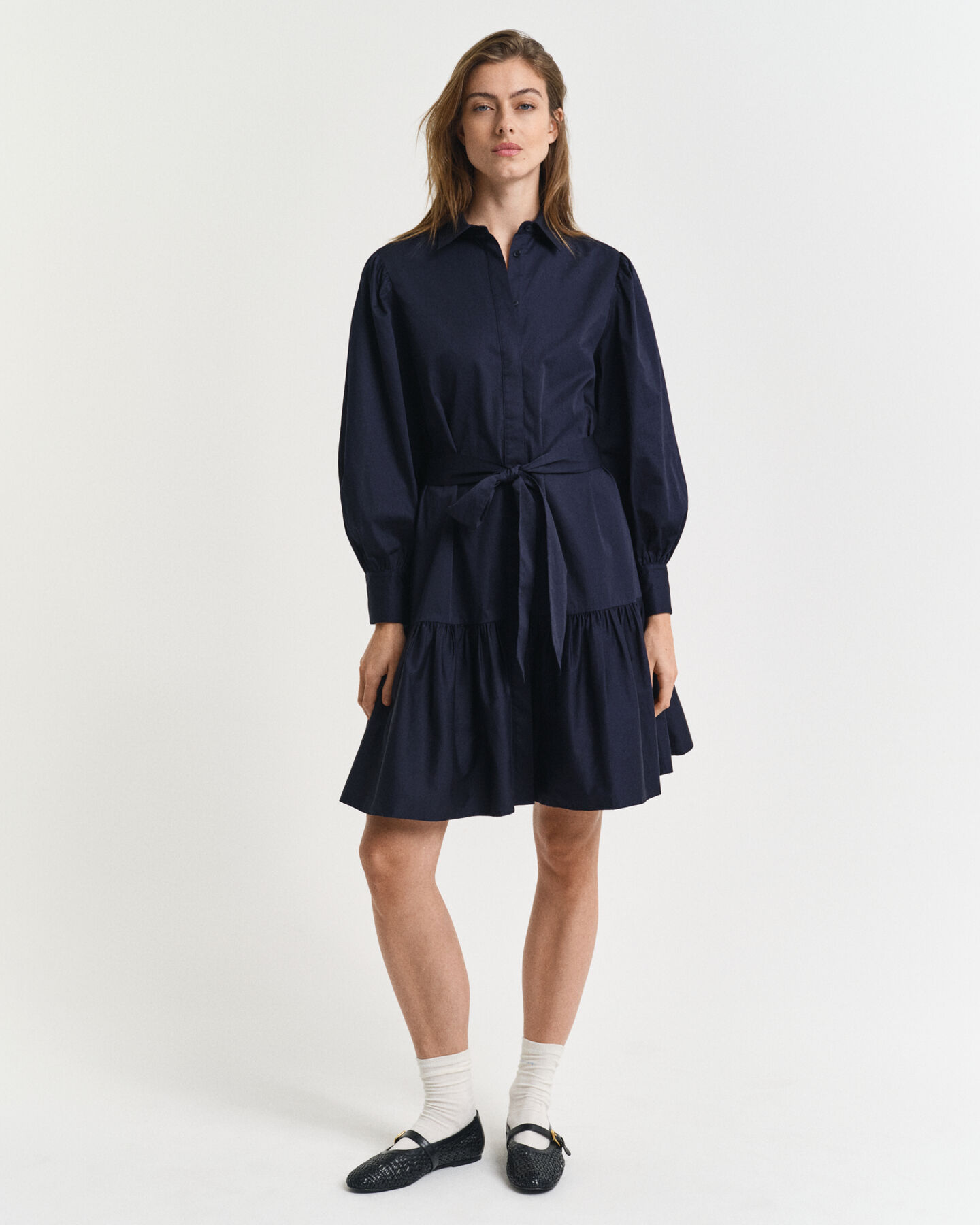 Kleid aus Baumwoll-Satin