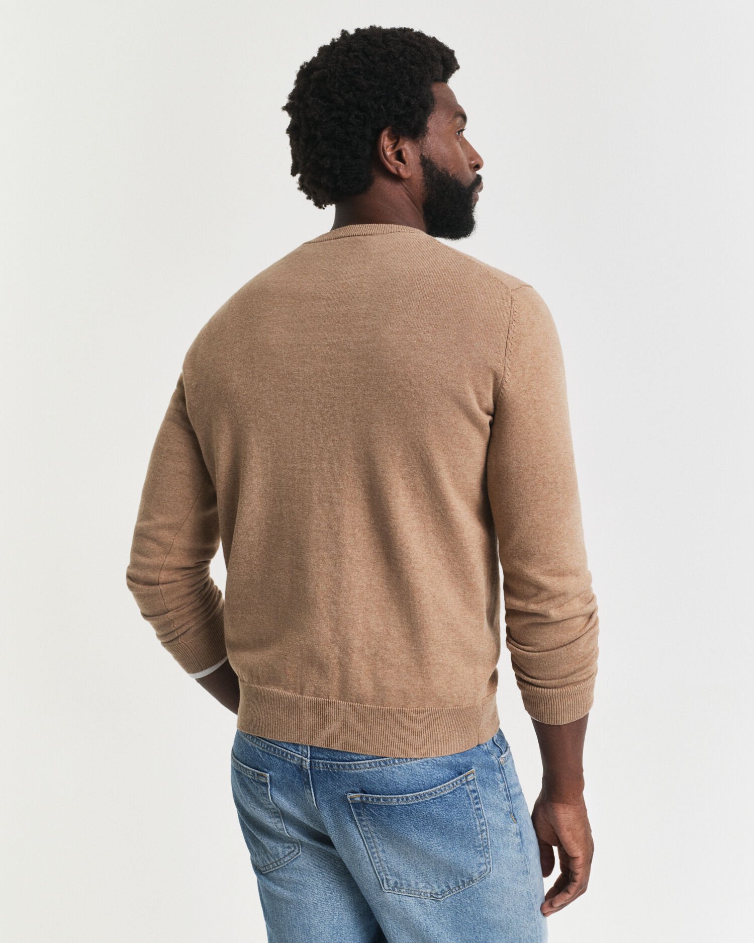 Pull col rond en coton