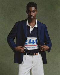 Graphic Heavy Rugger mit Blockstreifen